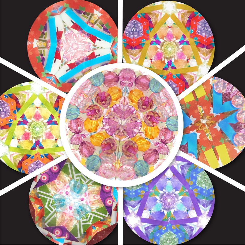FUN KIDZ Twins Kaleidoscope Kit for Kids, FunKidz DIY Kaleidoscope Making Craft Kit with Prism Gift Optical Illusion Science Experiment Educational STEM Toy - Image 3